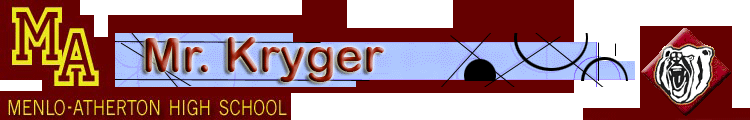 Return to Mr. Kryger's Home Page